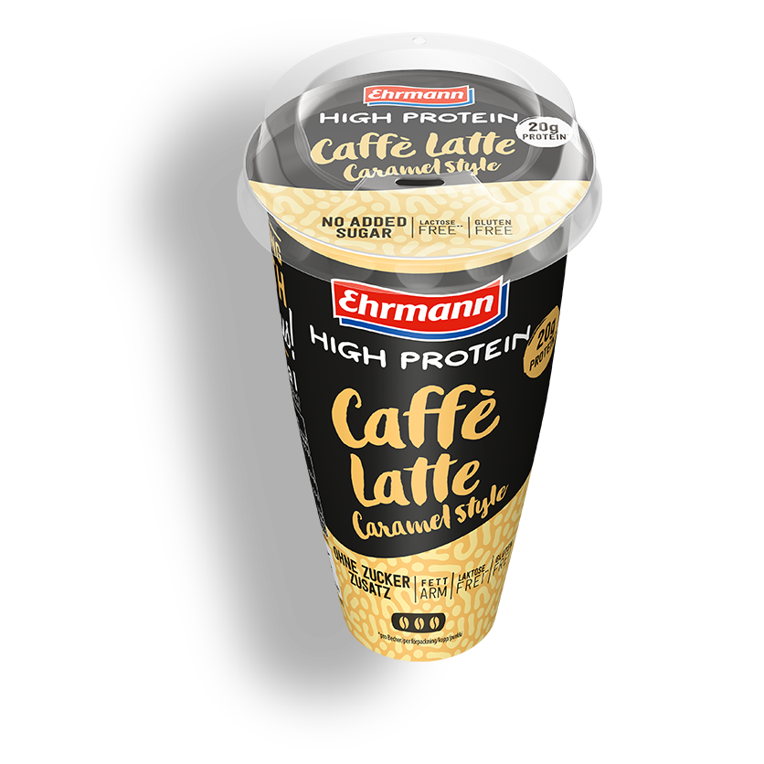 Ehrmann High Protein Caffe Latte Caramel Style 250ml